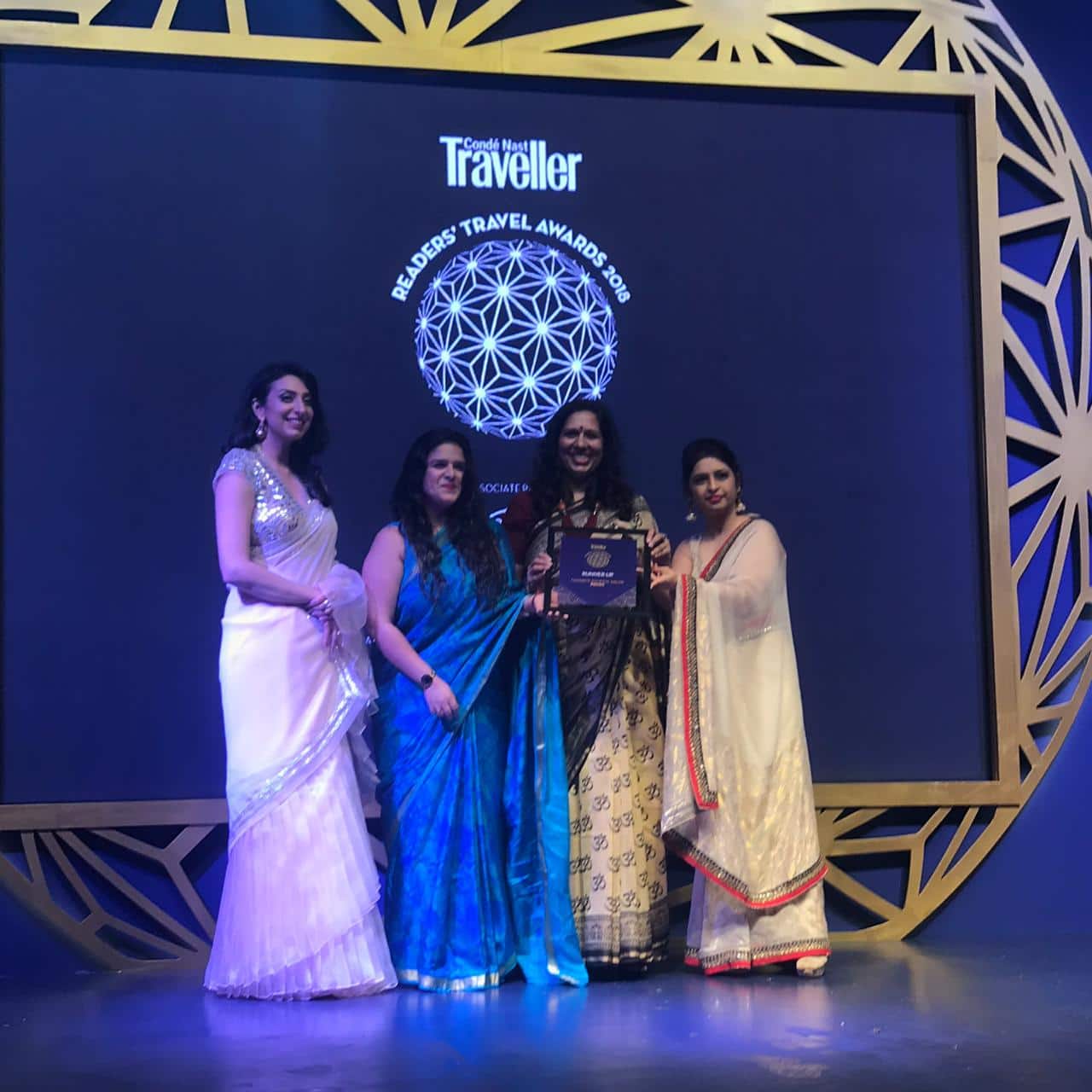 Ms-Sundaraam-and-Ms-Matta-receiving-the-award-from-Ms-Thani-and-Ms-Amaria