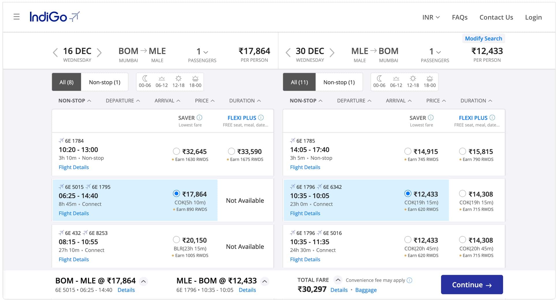 1+1 complimentary night at the Radisson Blu Resort, Maldives IndiGo