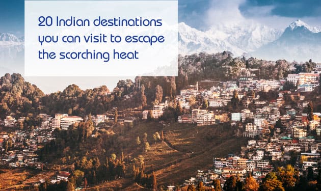 Popular summer destinations in India