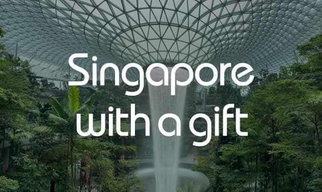 Singapore with a gift