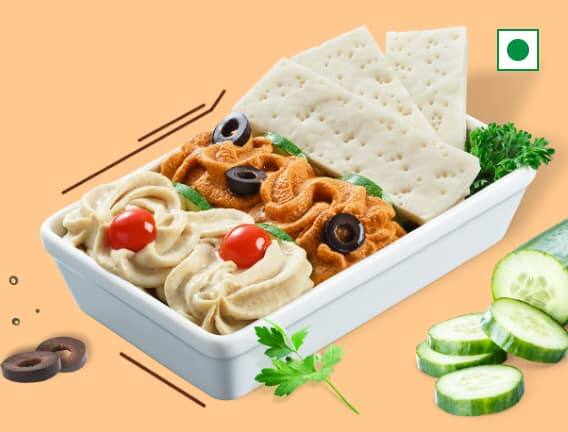 Two-Dips-with-Baked-Pita