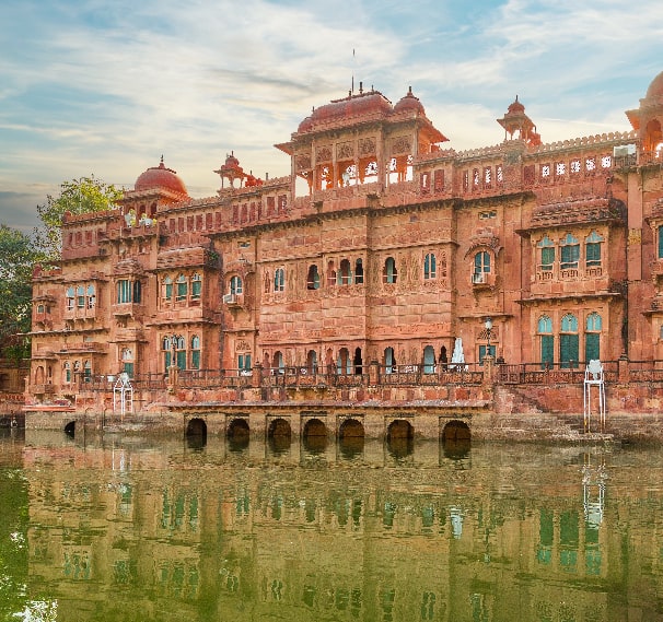 Gajner Palace and Lake