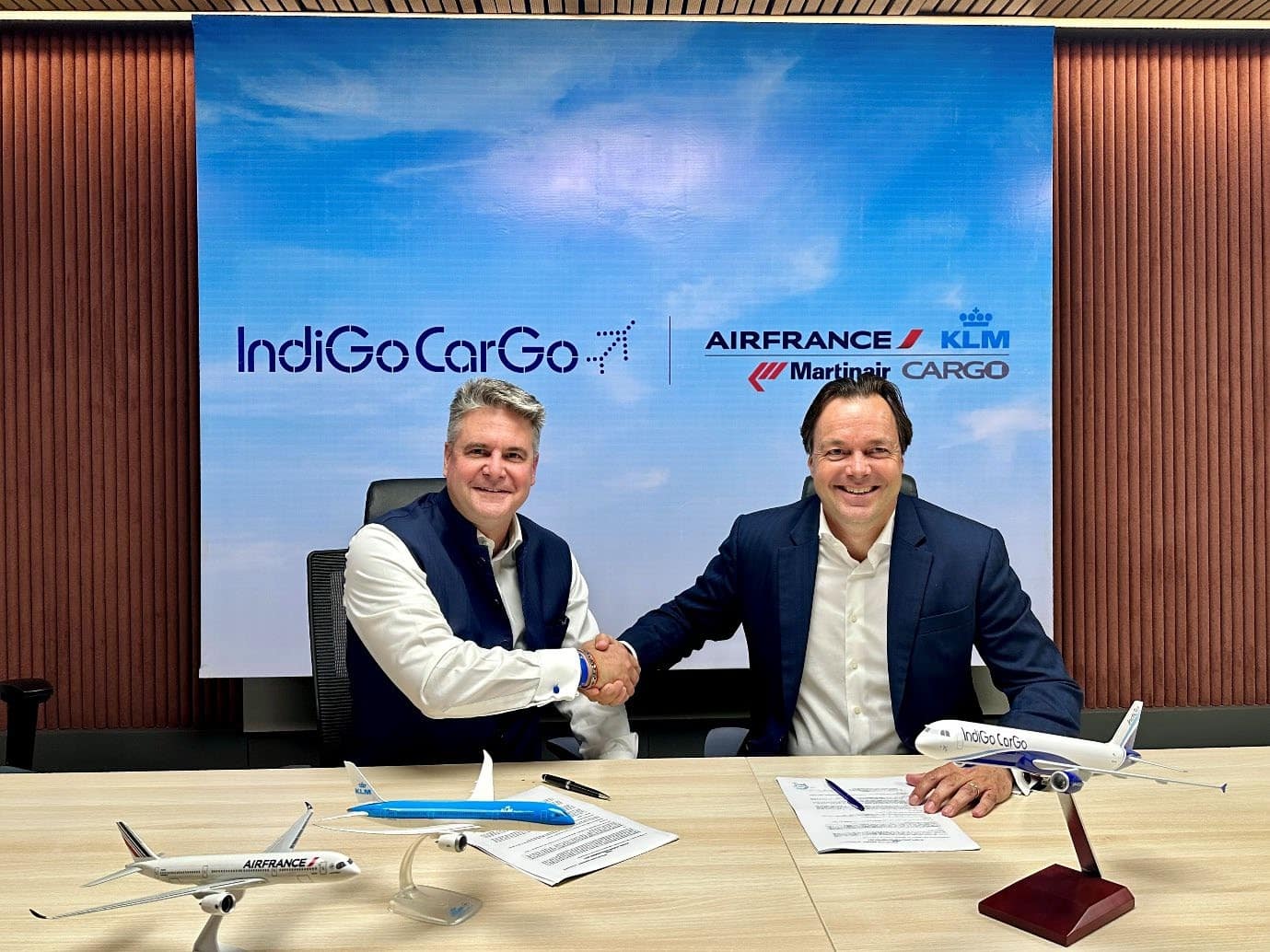Air France KLM Martinair Cargo and IndiGo CarGo announce partnership with extensive Interline Agreement