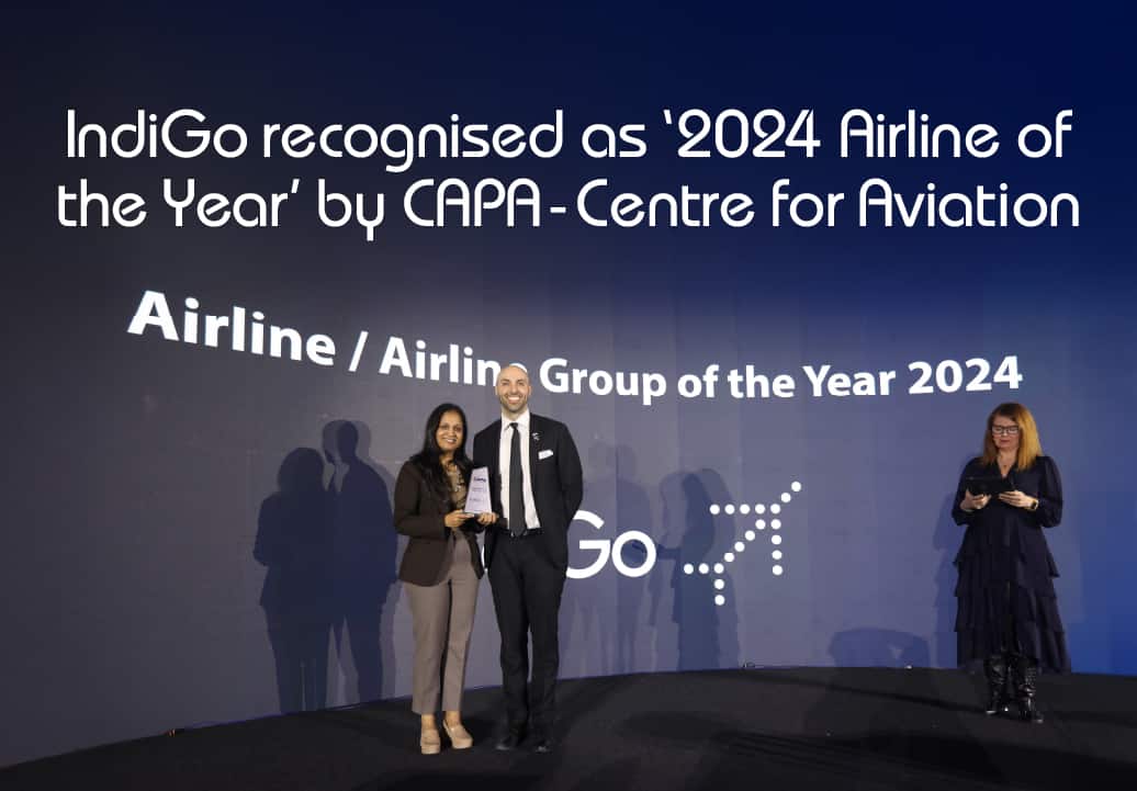 IndiGo recognised as ‘2024 Airline of the Year’ by CAPA