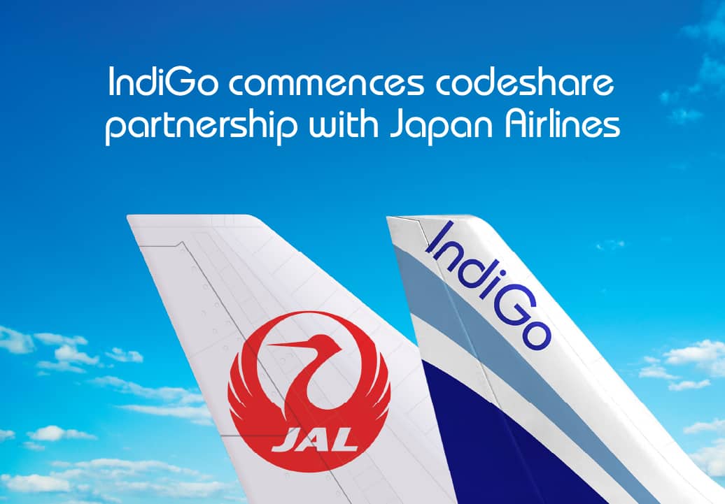 Japan Airlines and IndiGo to Commence Codeshare Partnership