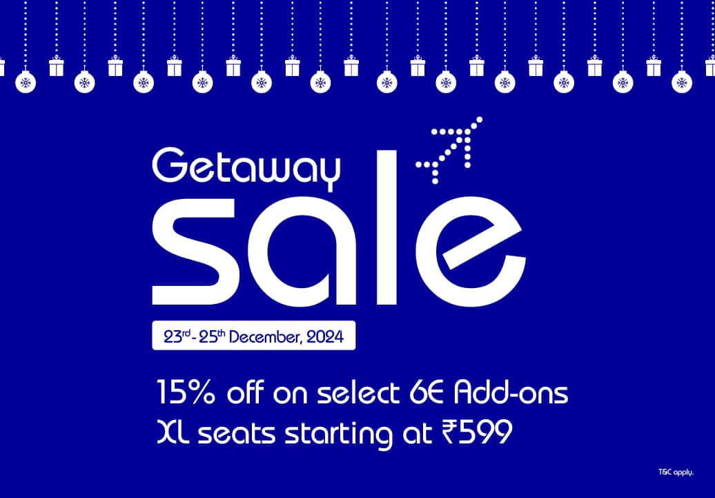 IndiGo’s Getaway Sale takes off: Domestic flights starting at just ₹1,199 and ₹4,499 for international flights
