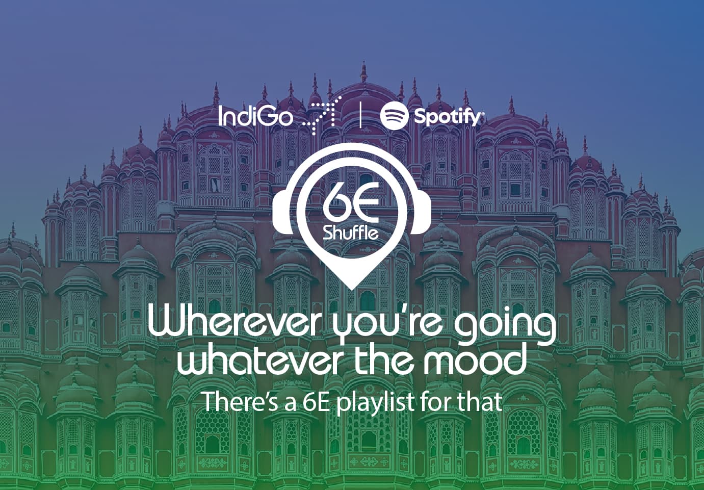 6E Shuffle: IndiGo and Spotify partner to introduce personalised playlists. Now, wherever you travel, there’s a 6E playlist for that!