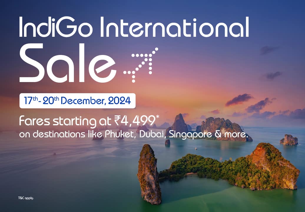 Let the Savings Bells rings with IndiGo International Sale for the New Year