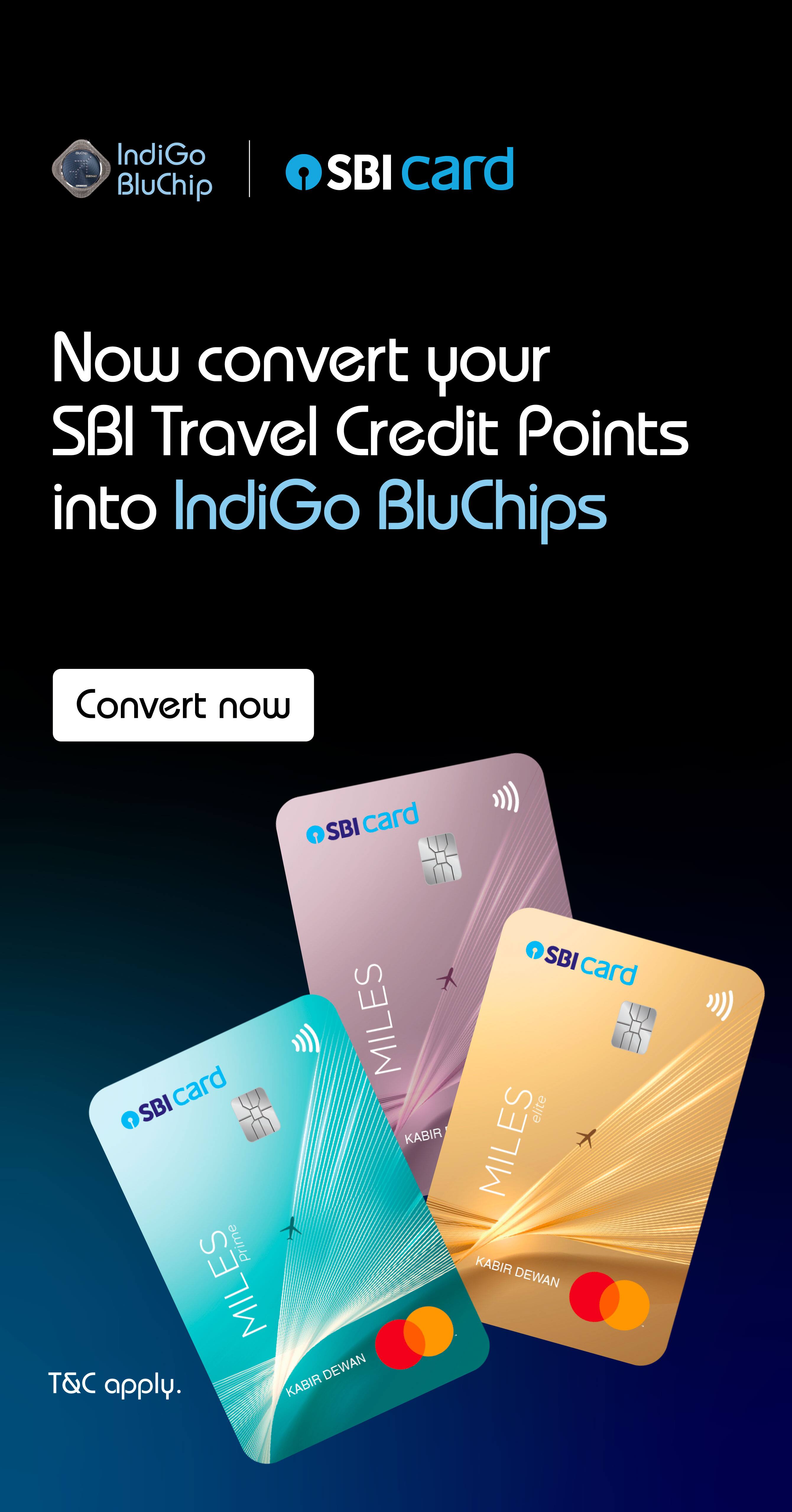 SBI Card Miles Banner