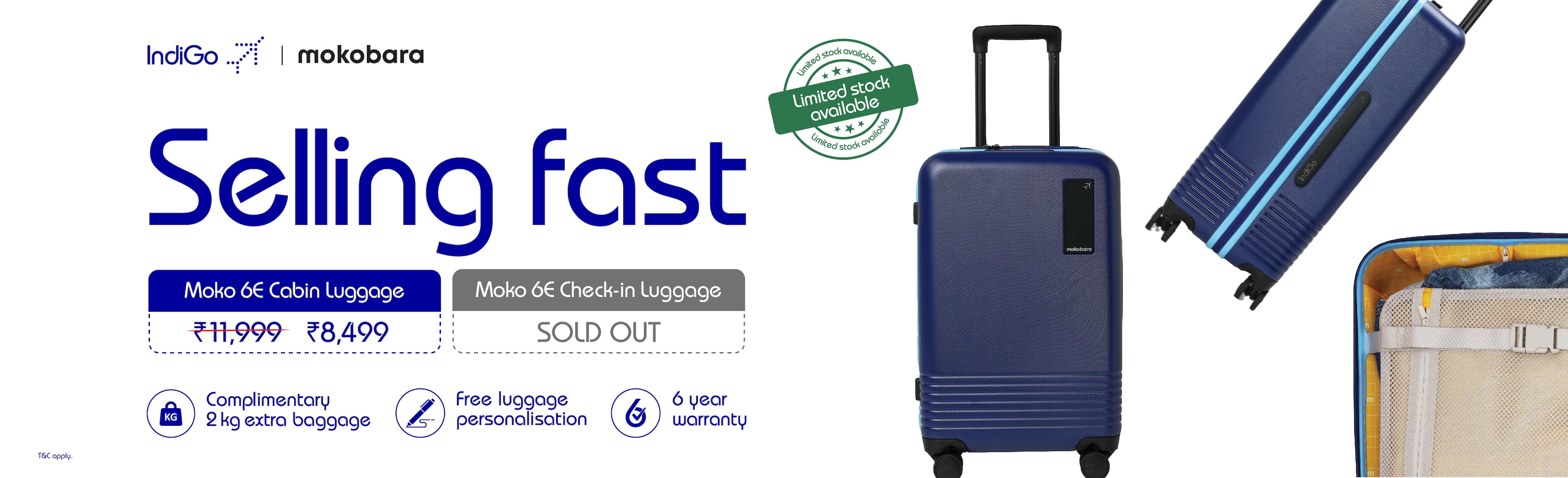 IndiGo X Mokobara